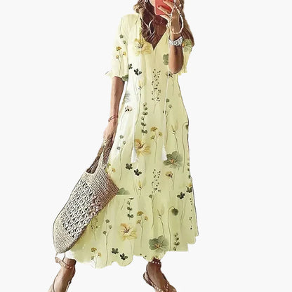 Damen Boho Maxikleid Sommer – Lässiger Stil für Strand und Alltag