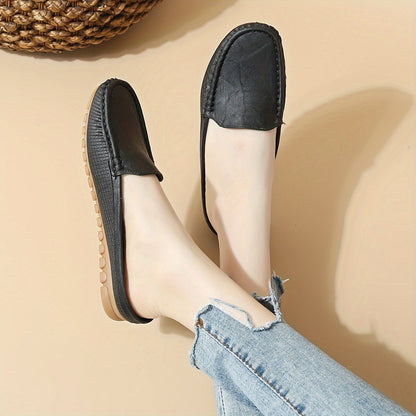 Damen Mokassins Bequeme Slipper für Alltag und Freizeit
