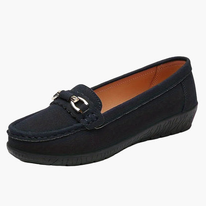 Damen Mokassins Elegant Komfort Slip-On Freizeit Loafer Schuhe