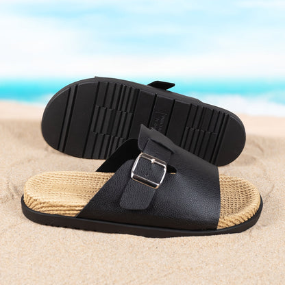 Herren Slide-Sandalen – Bequeme Freizeitschuhe mit Schnalle, ideal für Alltag & Freizeit