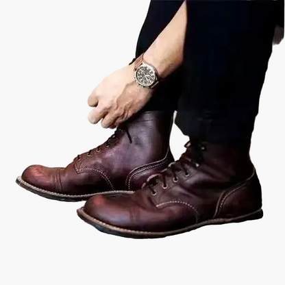 Herren Klassische Stiefeletten – Zeitlose Veganem Leder für Alltag & Business