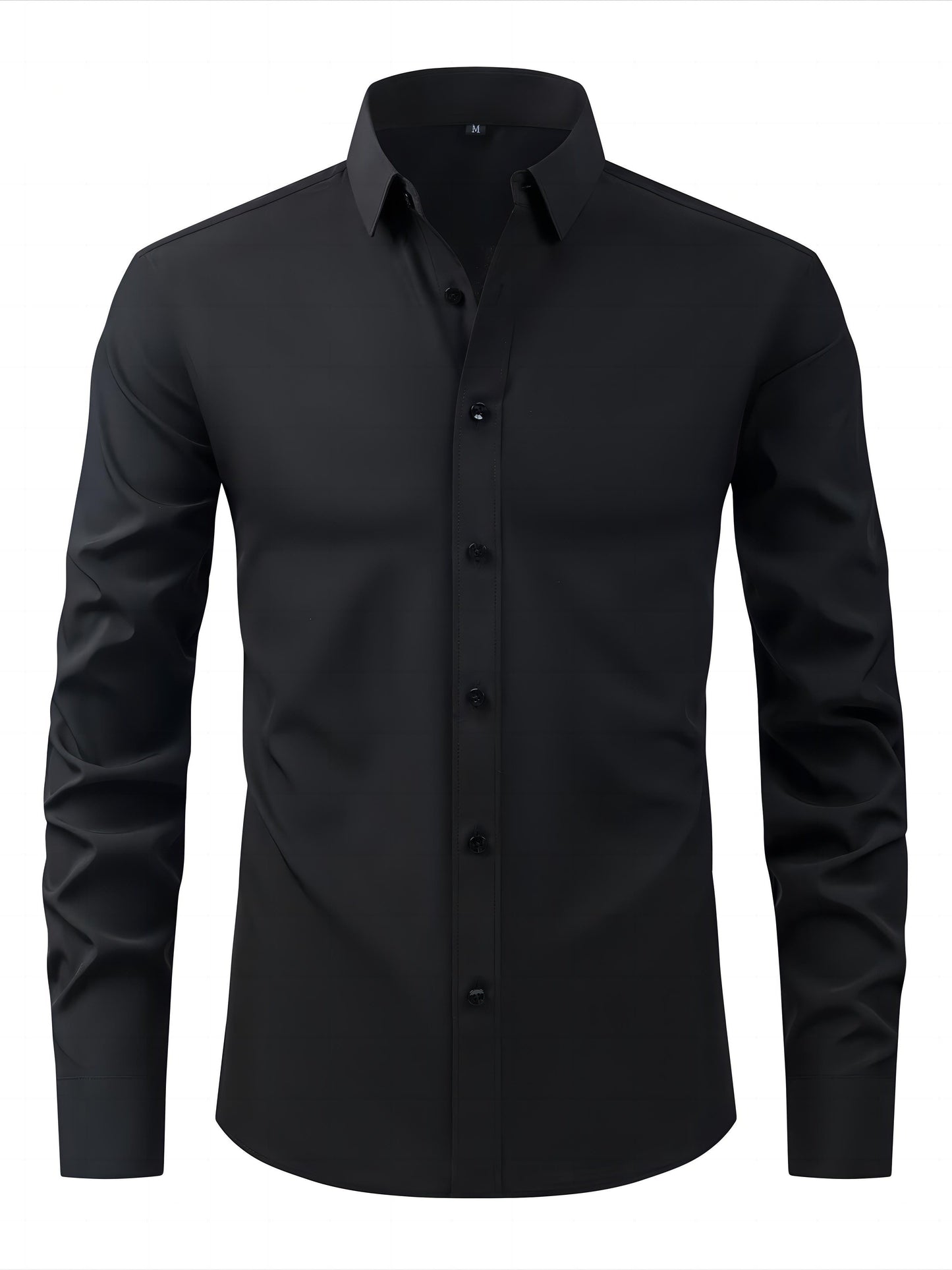Herren Business-Freizeit Hemd Slim Fit – Elegantes Langarmhemd für Büro und Alltag