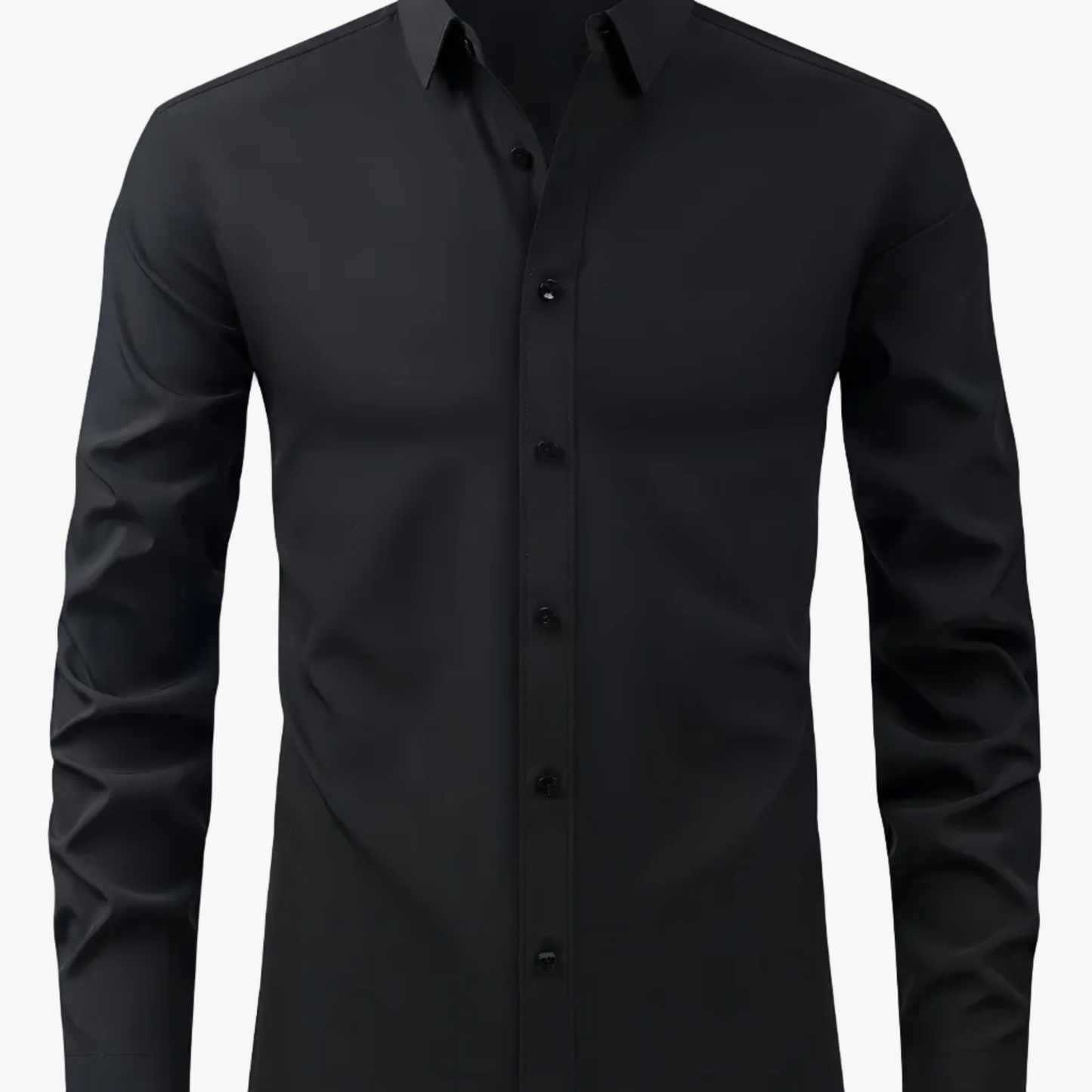 Herren Business-Freizeit Hemd Slim Fit – Elegantes Langarmhemd für Büro und Alltag