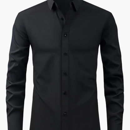 Herren Business-Freizeit Hemd Slim Fit – Elegantes Langarmhemd für Büro und Alltag
