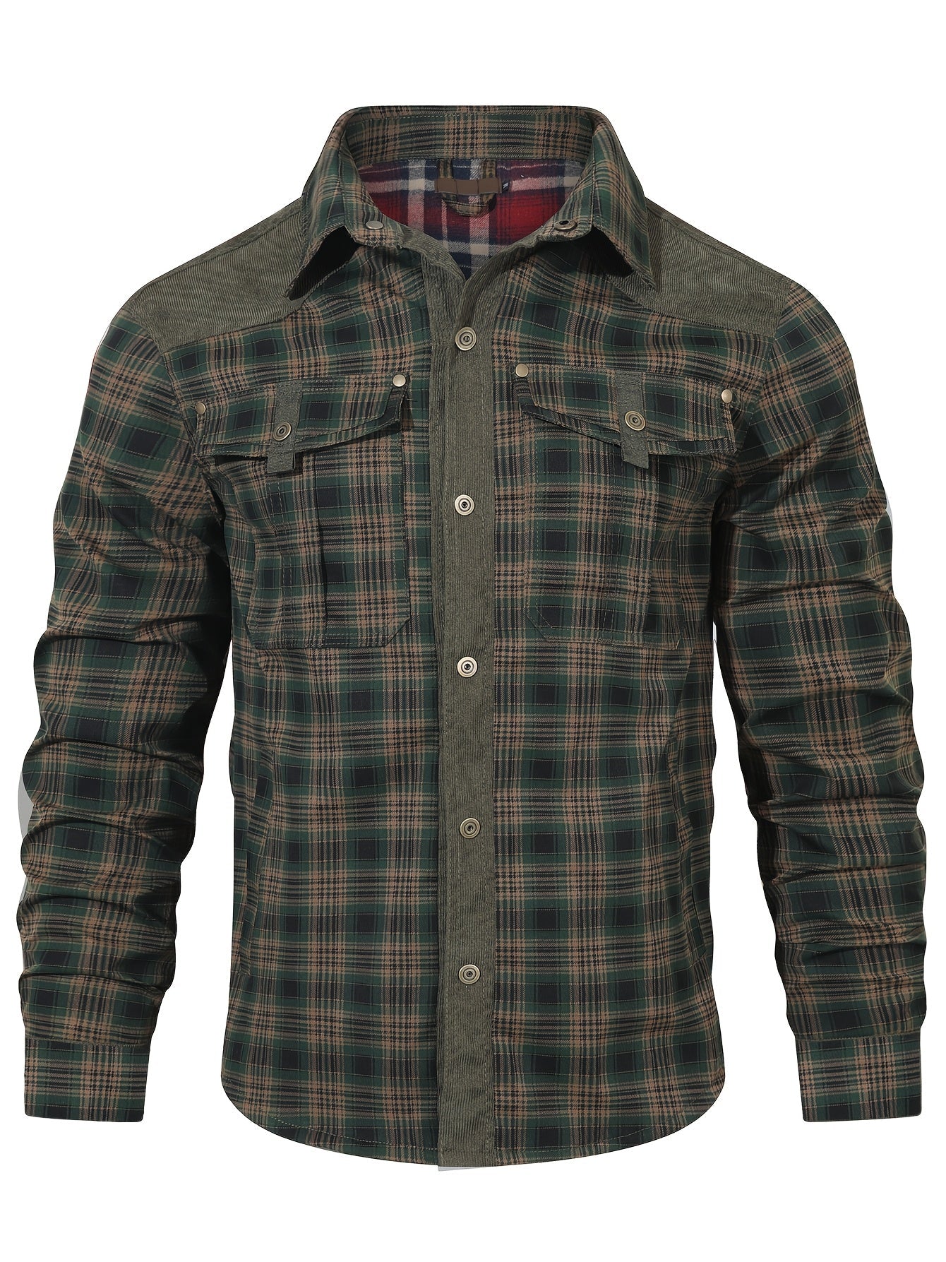 Herren Freizeithemd im Karo-Look – Stilvolles Outdoor Overshirt für Alltag und Freizeit