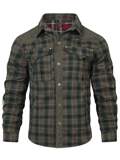 Herren Freizeithemd im Karo-Look – Stilvolles Outdoor Overshirt für Alltag und Freizeit