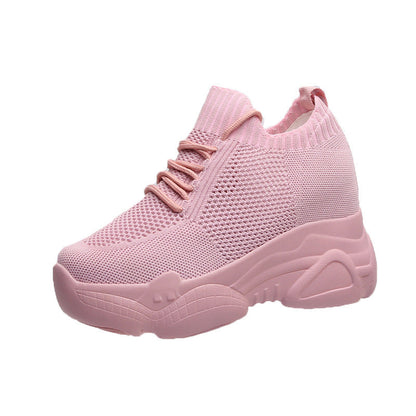 Elizabeth – Erhöhende Damen Sneaker in Weiß