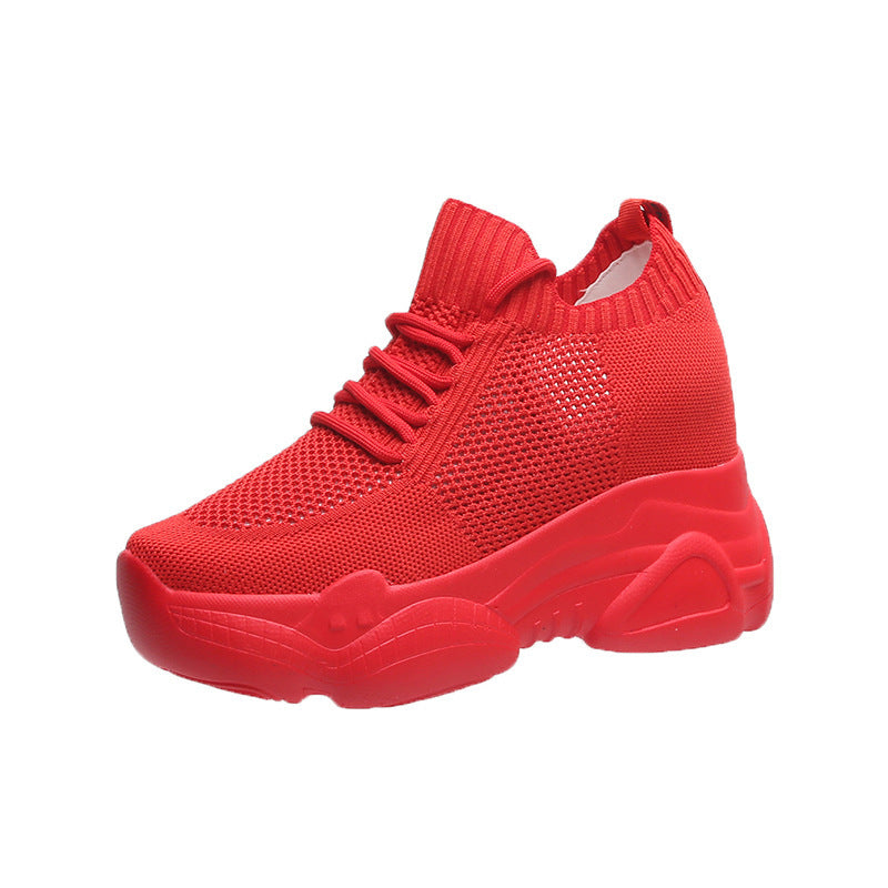 Elizabeth – Erhöhende Damen Sneaker in Weiß