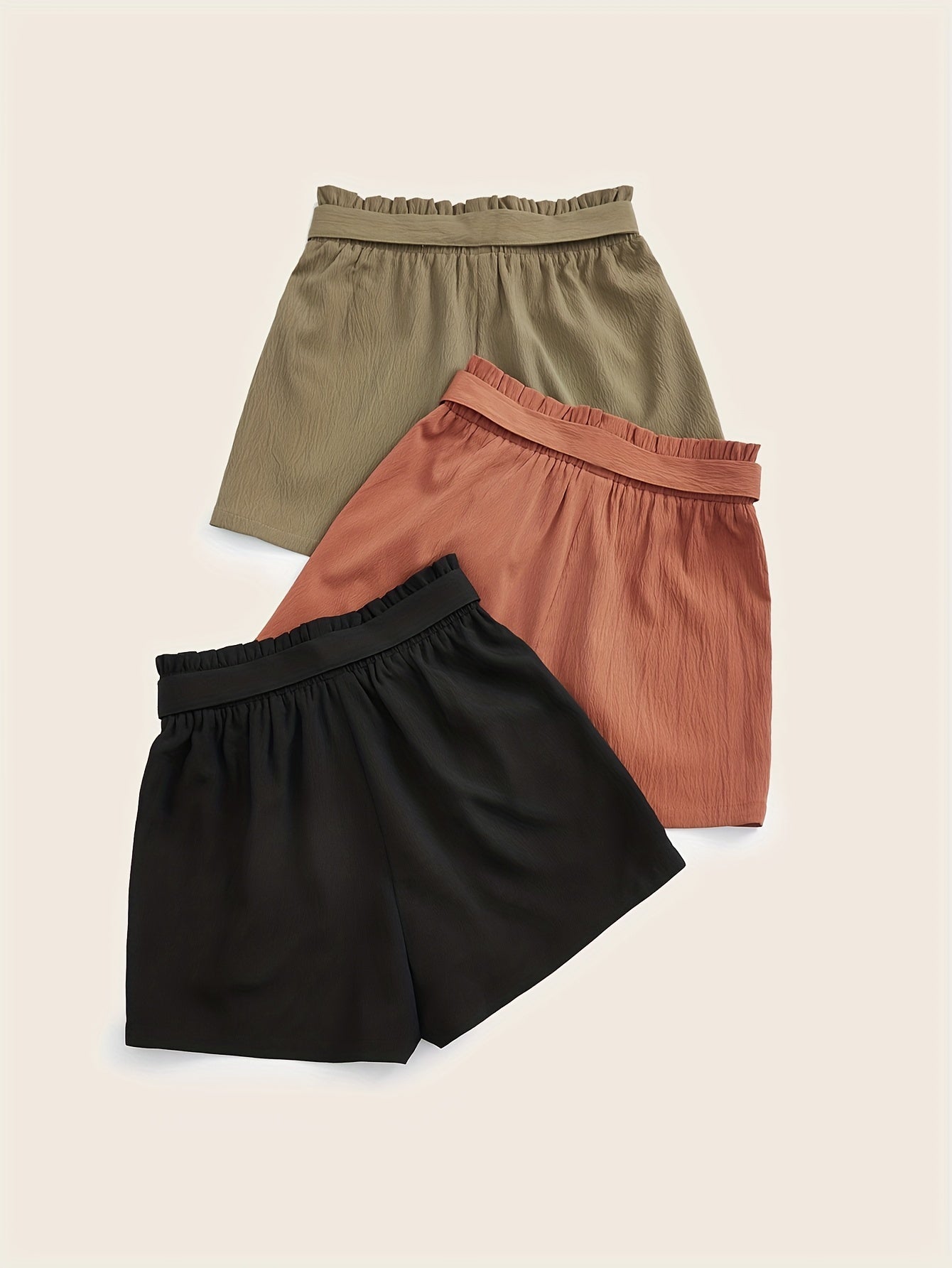 Damen Sommer Shorts mit Schleife – Lässige High-Waist Shorts für Urlaub & Freizeit