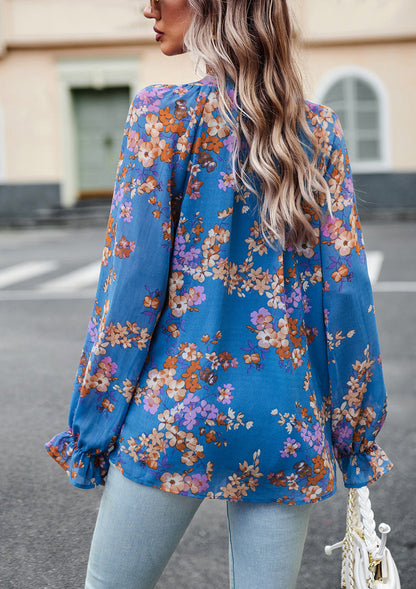 Melissa – Elegante Damenbluse mit Blumenmuster