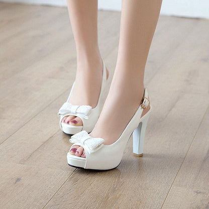 Kathleen – Damen High Heels mit Schleife