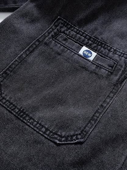 Herren Denim Overshirt im Casual-Look für Alltag und Freizeit