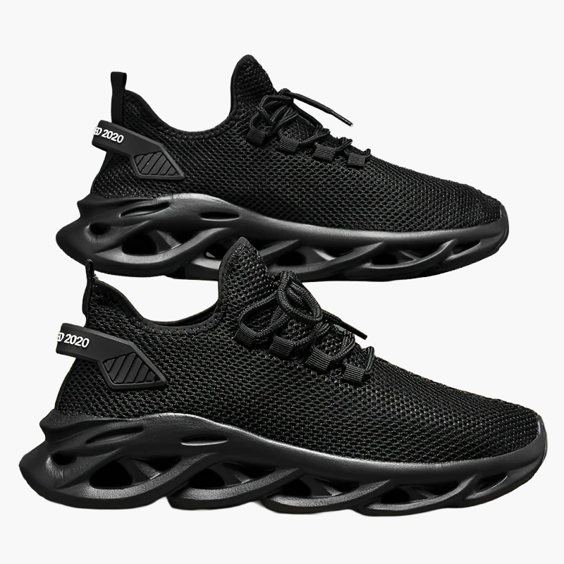 Herren Sneaker Sportliche Straßenschuhe mit Futuristischer Sohle – Laufen, Fitness & Freizeit