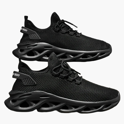Herren Sneaker Sportliche Straßenschuhe mit Futuristischer Sohle – Laufen, Fitness & Freizeit