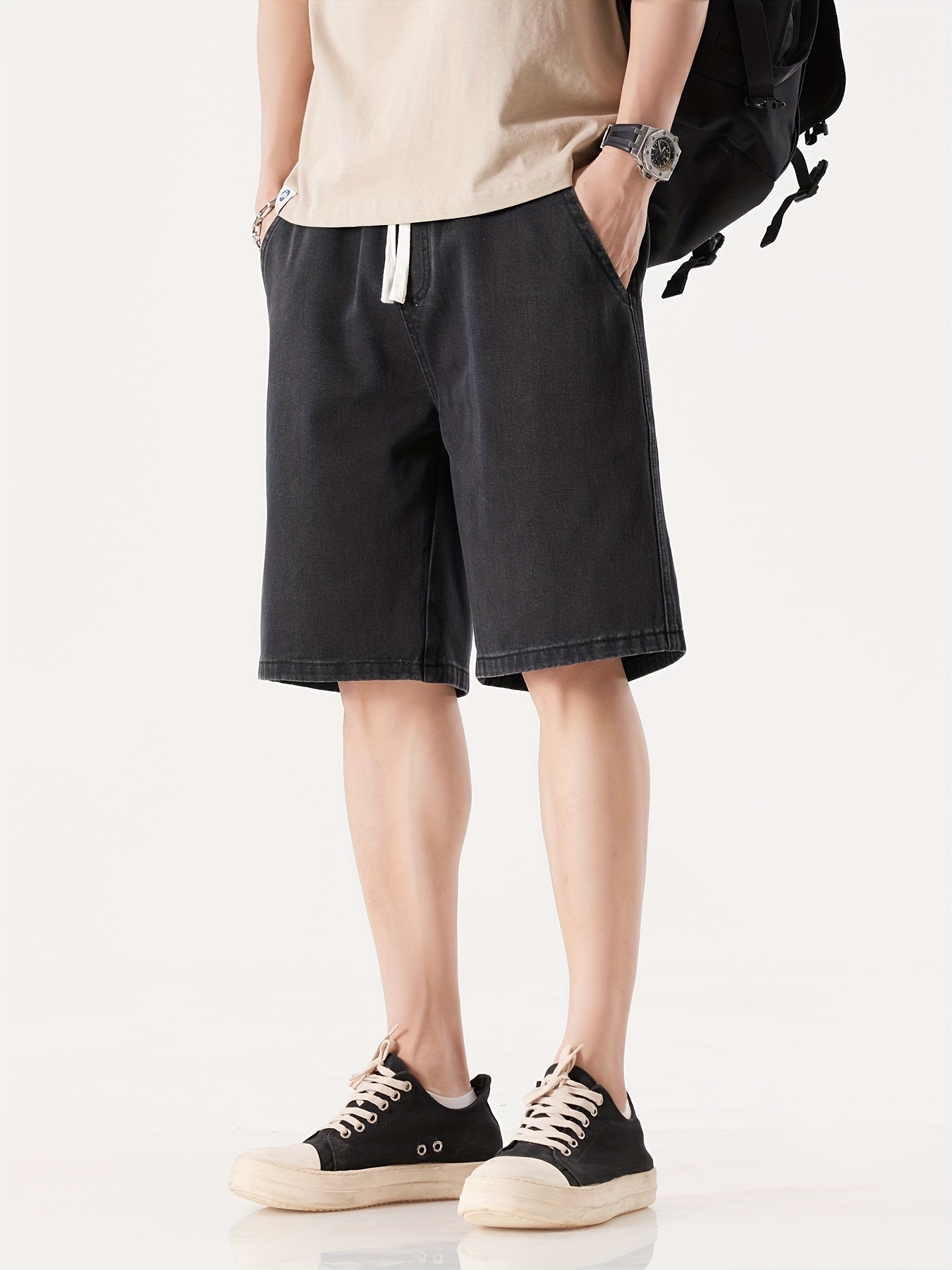 Herren Jeansshorts Locker Freizeit Stil für Alltag und Sport