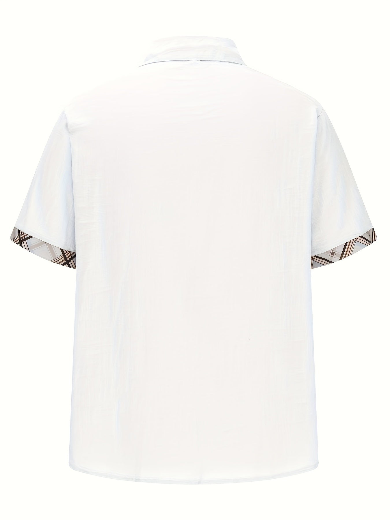 Herren Freizeithemd Kurzarm mit Kontrastdetails – Perfekt für Sommer & Strand