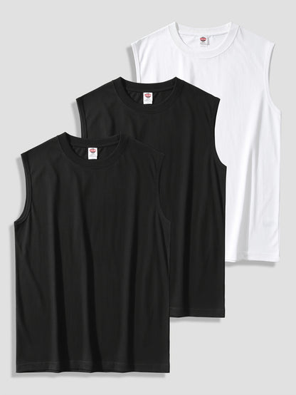 Herren Muskelshirt 3er-Pack – Ärmellose Fitness Tanktops für Sport und Freizeit