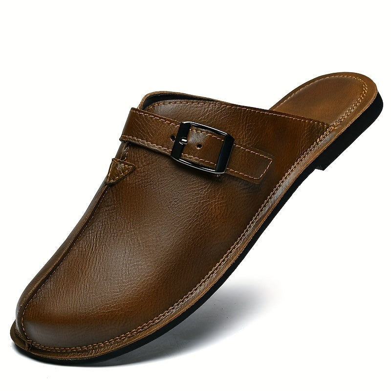 Herren Pantoletten mit Schnalle – Modische Slip-On Sandalen für Freizeit & Alltag