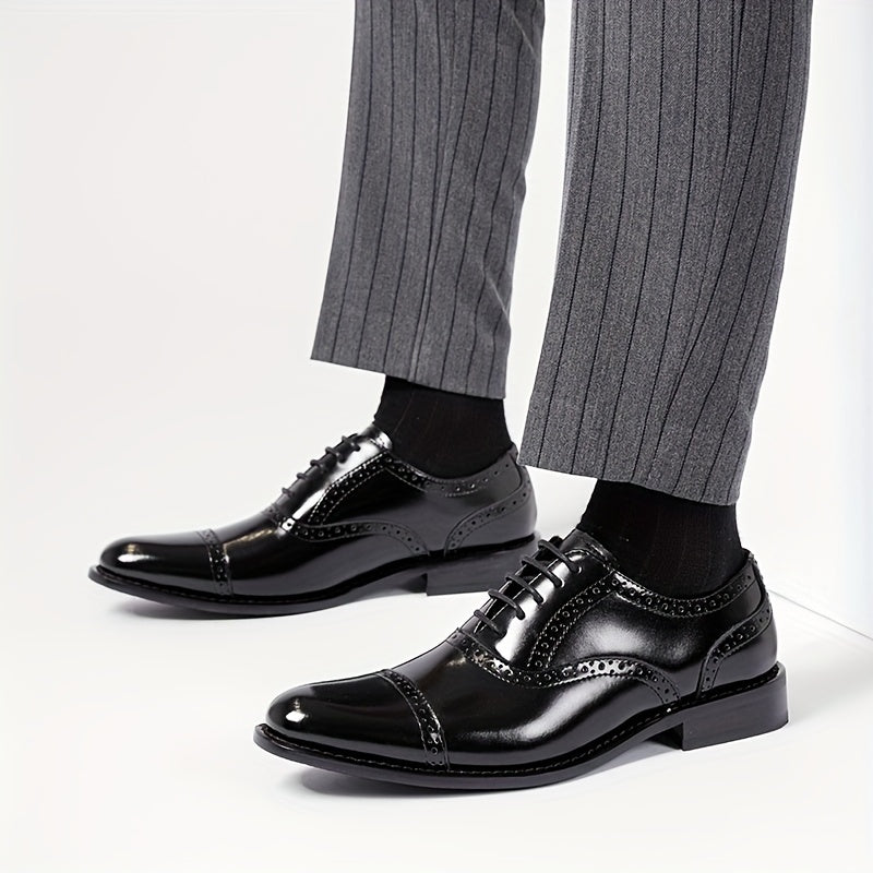 Herren Business Oxfordschuhe – Elegante klassische Schnürschuhe für Büro und festliche Anlässe
