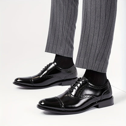 Herren Business Oxfordschuhe – Elegante klassische Schnürschuhe für Büro und festliche Anlässe