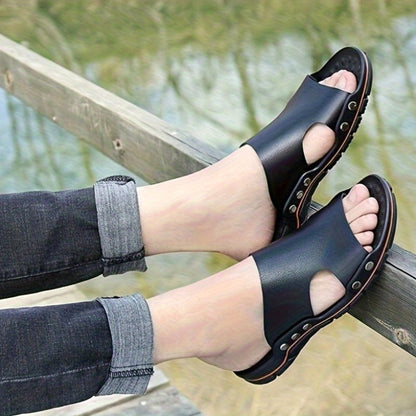 Herren Komfort-Slipper Sandalen – Offene Zehenschuhe für Freizeit und Alltag