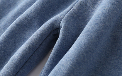 Zoe – Gepolsterte Lammvelours-Sweathose
