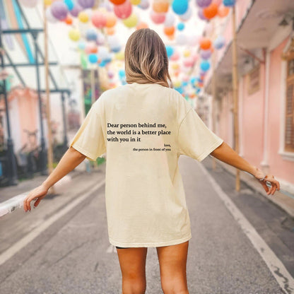 Rose – Damen T-Shirt mit Rundhals und Slogan