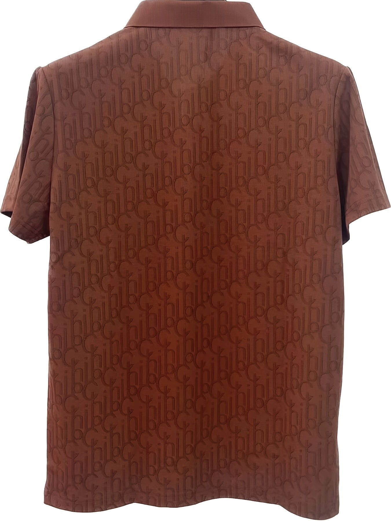 Herren Poloshirt mit modernem Muster und stilvollem Kragen – Freizeit & Alltag