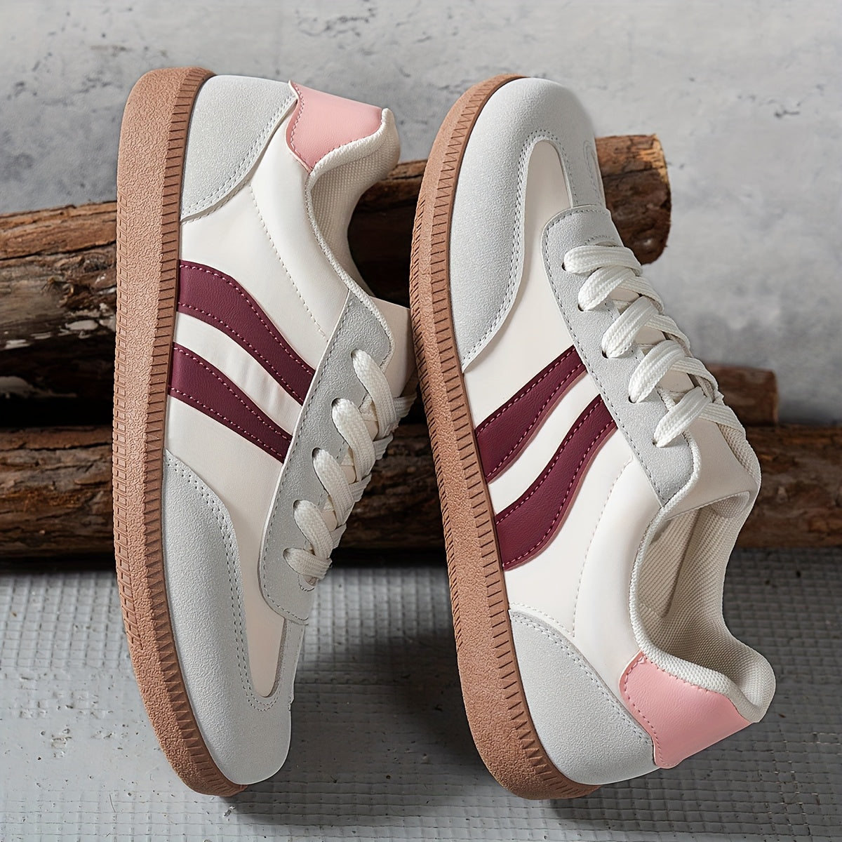 Damen Retro-Sneaker für Alltag & Freizeit – Klassischer Streetstyle