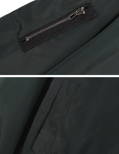 Kelvin – Vertikaler Kragen Freizeitjacke mit Reißverschluss