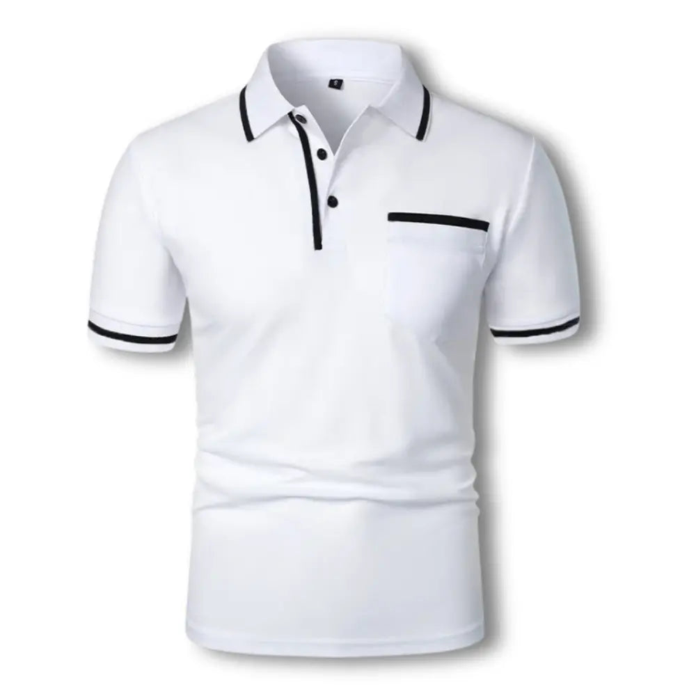 Herren Polohemd Modern Fit mit Kontrastdetails – Stilvolles Freizeit- und Alltagsoutfit