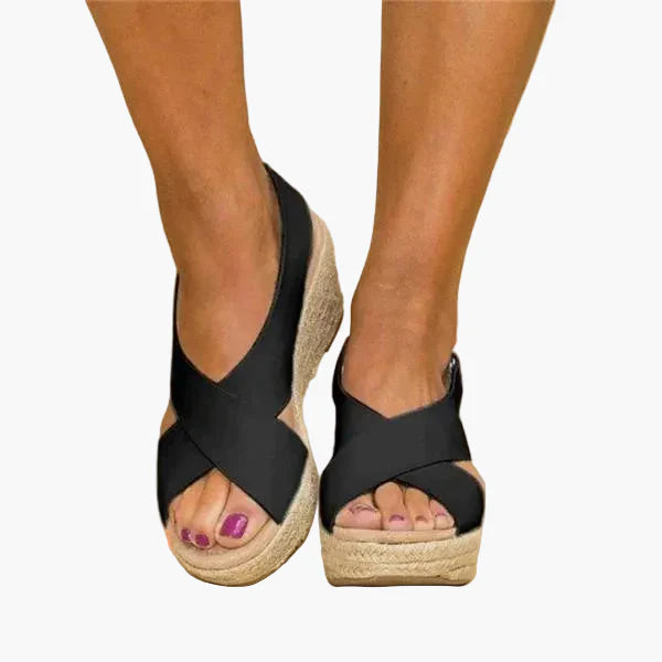 Damen Komfort Keilabsatz Sandalen – Elegante Sommerschuhe für Alltag & Freizeit