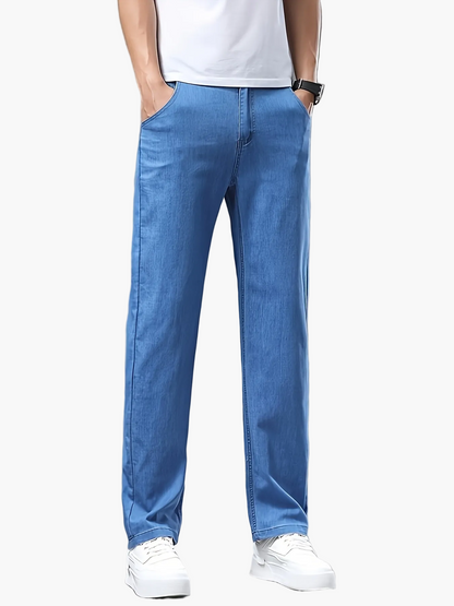 Herren Jeanshose im klassischen Stil für Alltag und Freizeit – Bequeme Passform