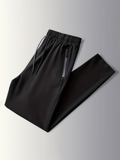 Herren Sporthose mit Reißverschluss-Tasche – Bequeme Freizeithose für Training & Alltag