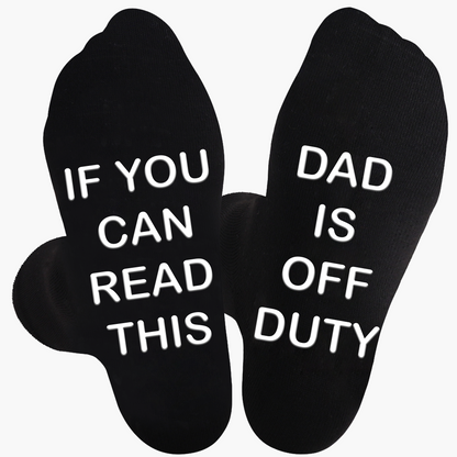 Herren Vatertags-Socken – Lustige Crew Socken mit „Best Dad Ever“ Spruch – Geschenkidee für Väter zum Vatertag