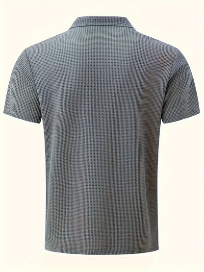 Herren Poloshirt mit Struktur – Casual Stil für Alltag und Freizeit