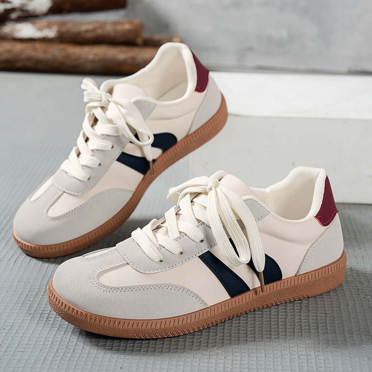 Damen Retro-Sneaker für Alltag & Freizeit – Klassischer Streetstyle