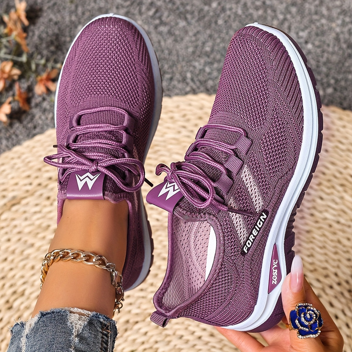 Damen Freizeitsneaker mit Komfortsohle für Alltag und Sport