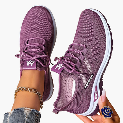 Damen Freizeitsneaker mit Komfortsohle für Alltag und Sport