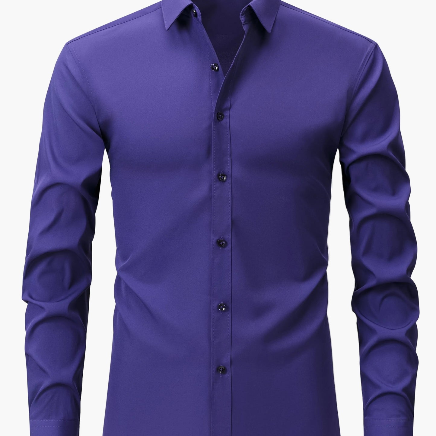 Herren Business-Freizeit Hemd Slim Fit – Elegantes Langarmhemd für Büro und Alltag