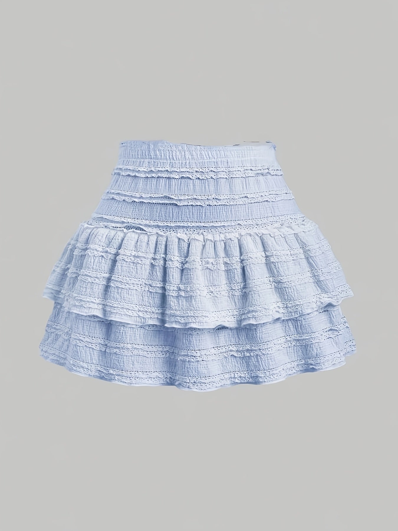 Damen Volant-Minirock im Boho-Stil – Verspielter Rüschenrock für Frühling und Sommer