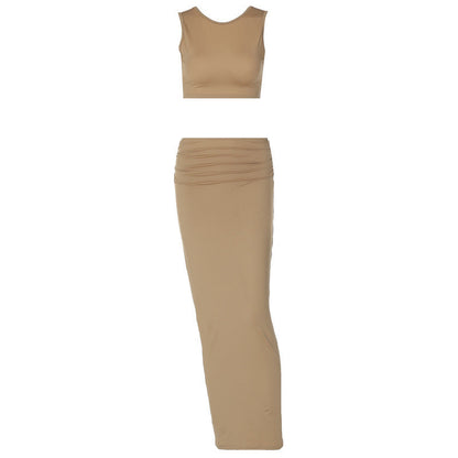 Laura – Elegantes Damen Zweiteiliges Set mit Langem Rock