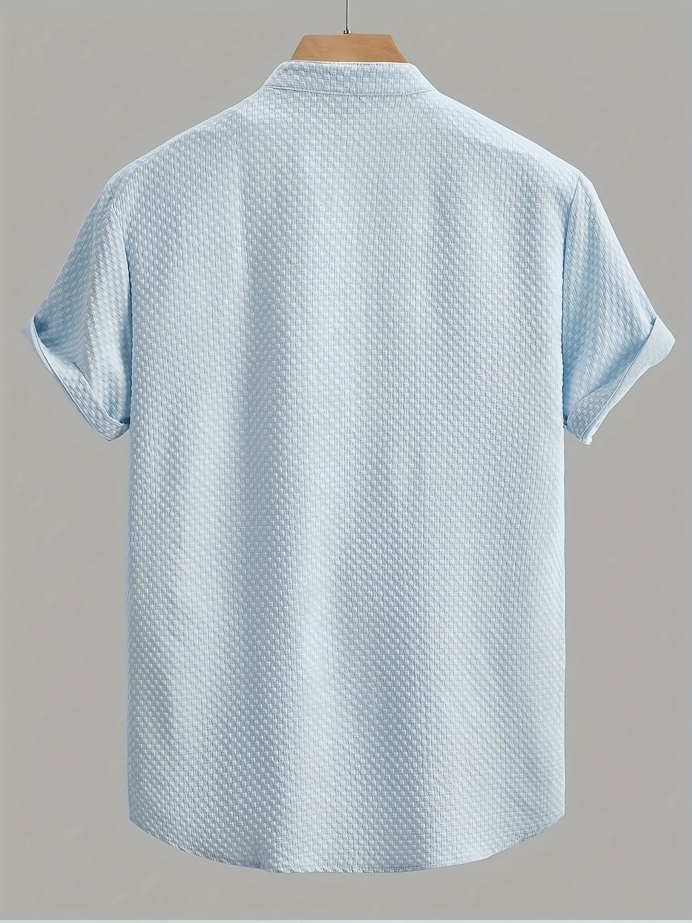 Herren Freizeit Kurzarm Hemd mit Struktur – Modernes Sommer Design für Alltag & Ausgehen