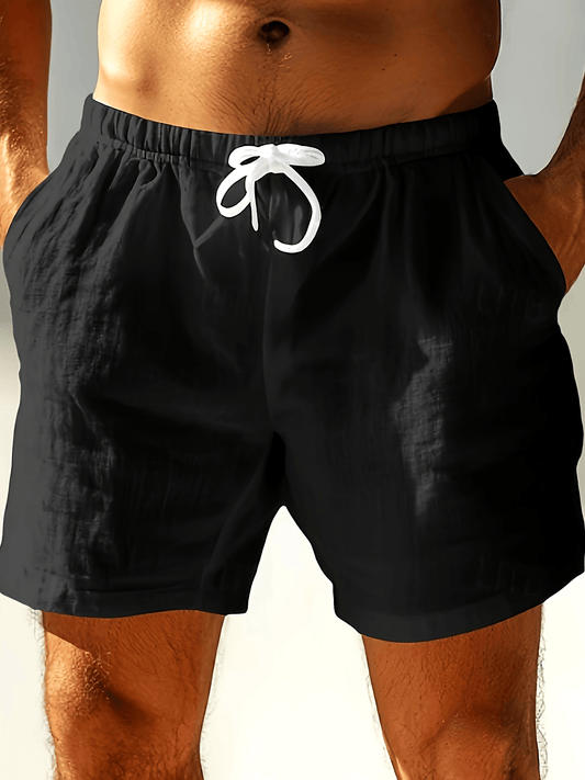 Herren Badeshorts mit Kordelzug – Bequeme Freizeithose für Strand und Pool