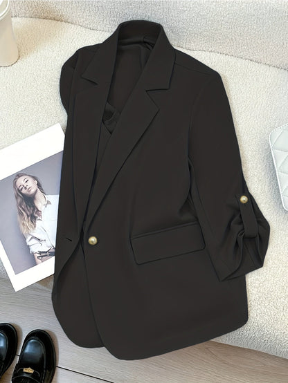 Damen Blazer Anzugjacke Elegant Business Freizeit Büro