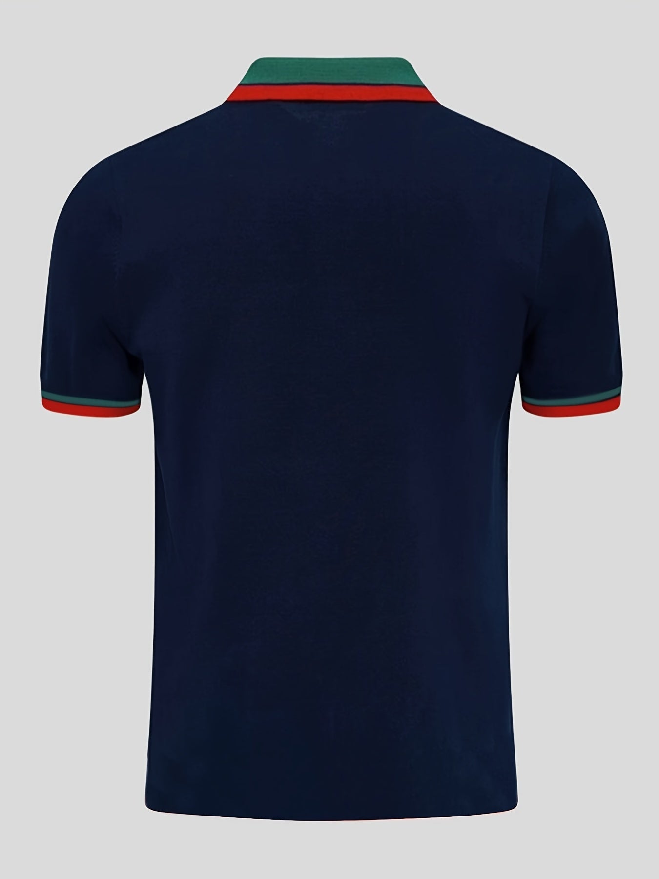 Herren Polohemd mit Kontrastkragen – Eleganter Freizeitstil für Alltag und Büro