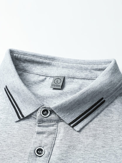 Herren Poloshirt im klassischen Casual-Stil – Perfekt für Freizeit & Alltag
