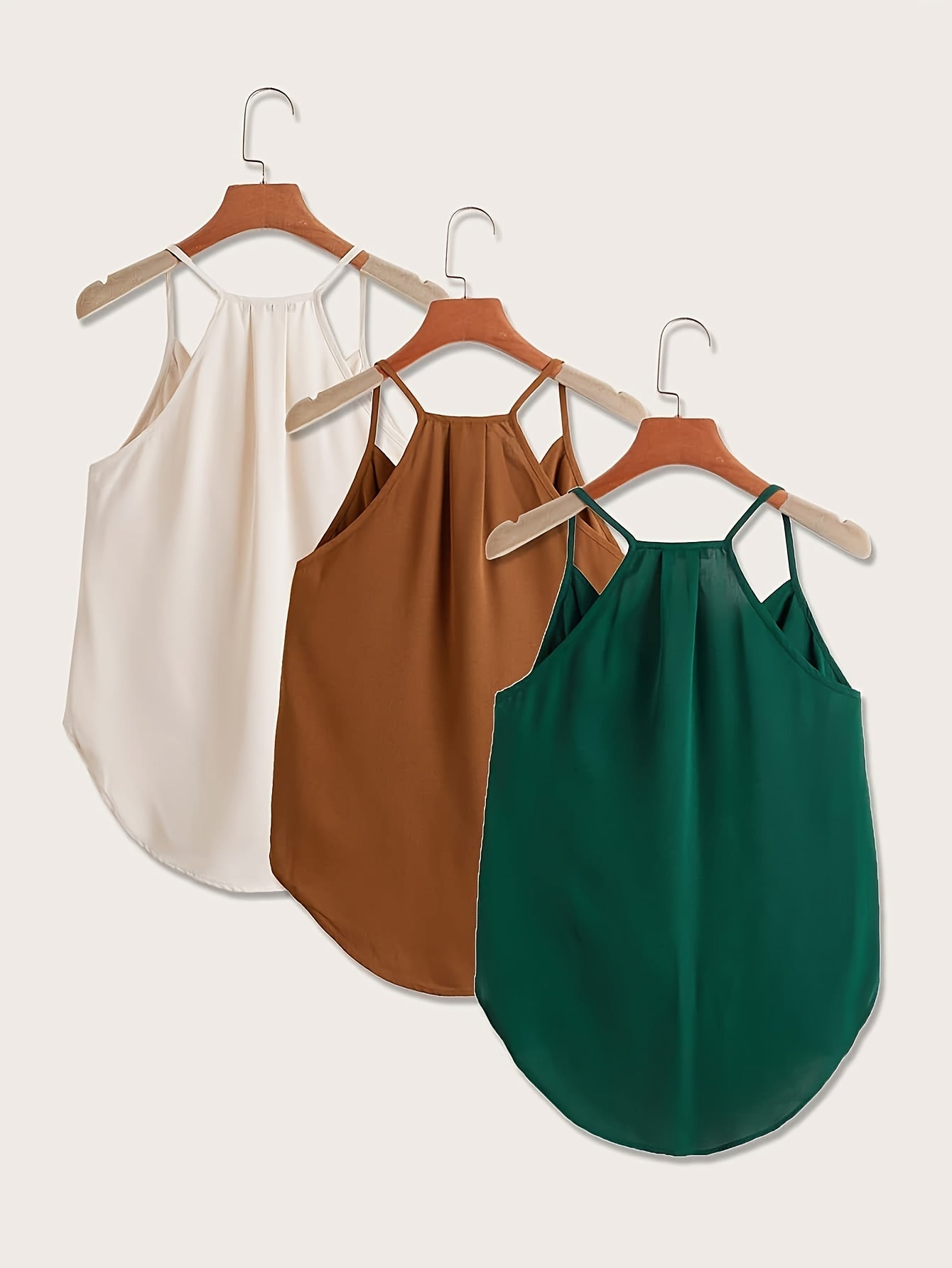 Damen Ärmellose Drapierte Halfterbluse mit Überlappungsdesign