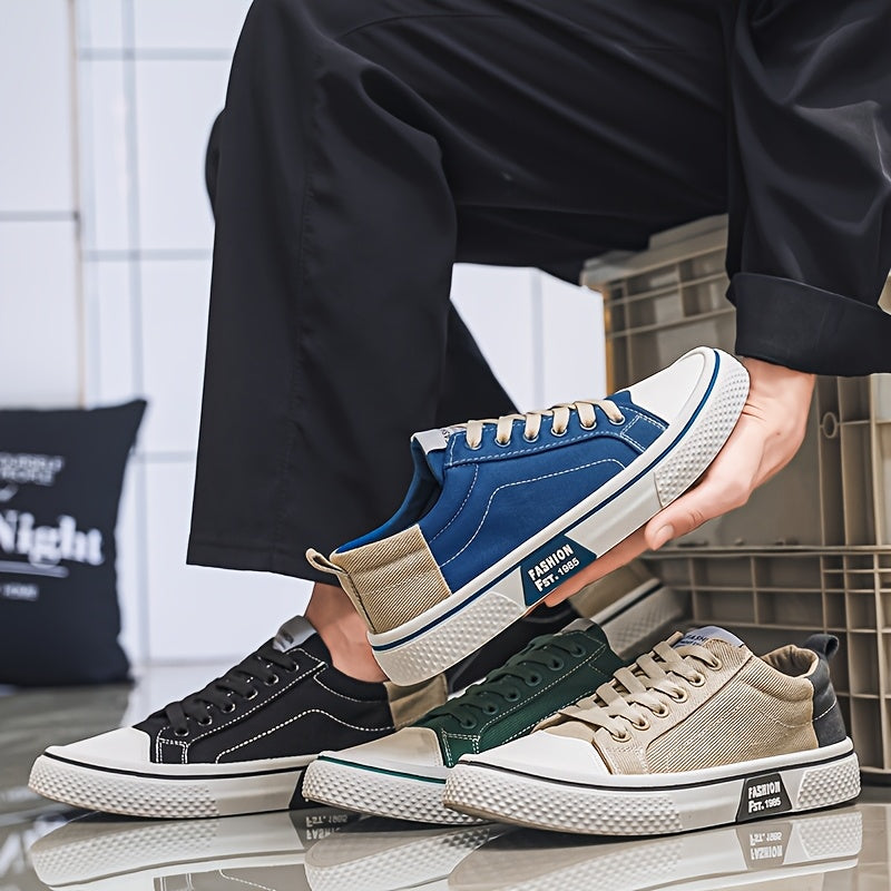 Herren Low-Top Sneaker im Retro-Stil für Alltag und Freizeit