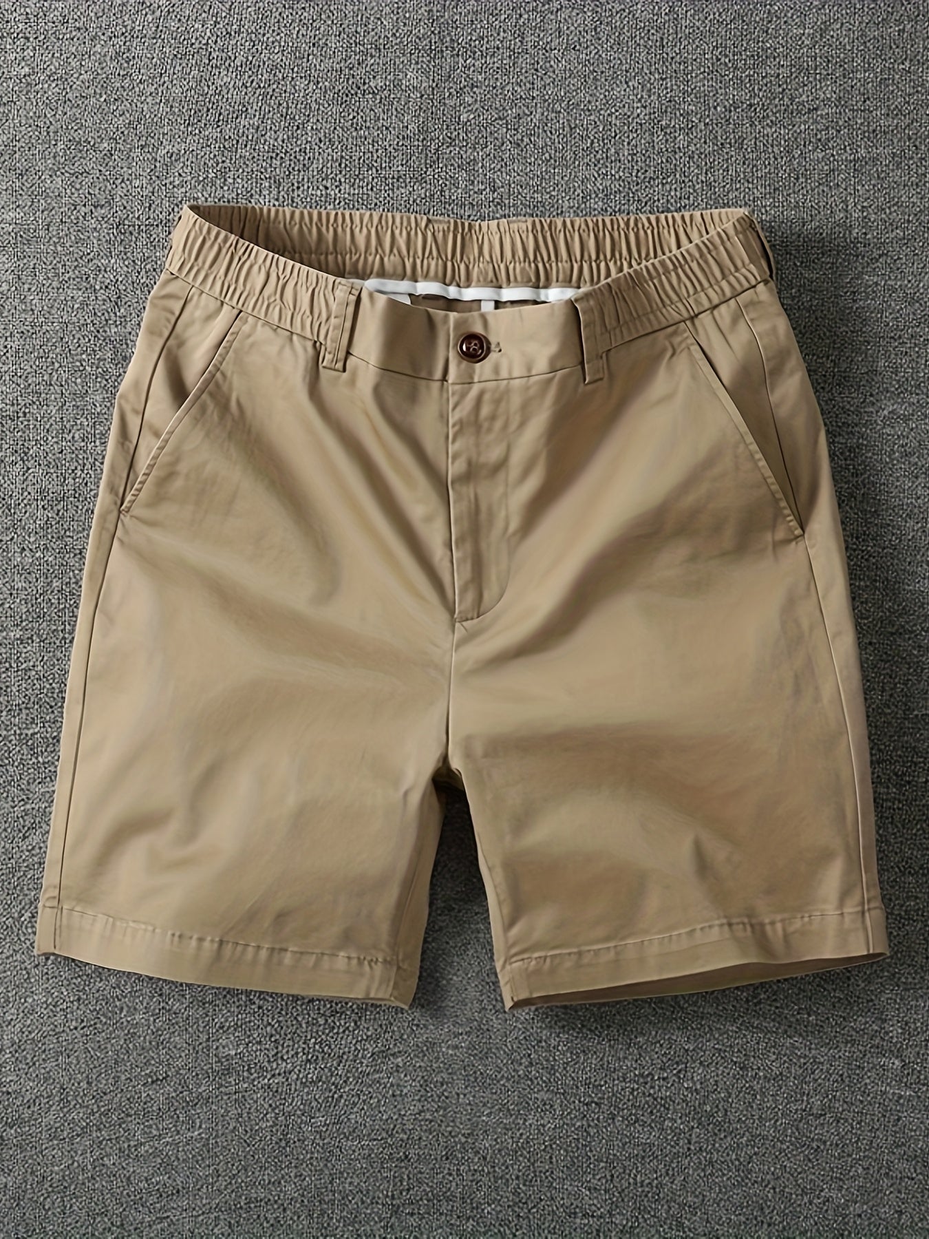 Summer Micro-elastic Casual Shorts, Four-tenths Length Shorts